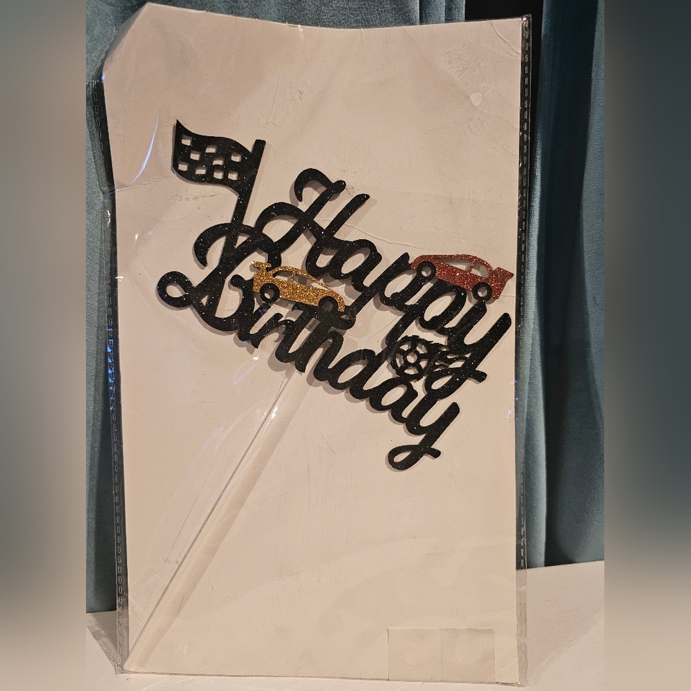 Happy Birthday Cake Topper